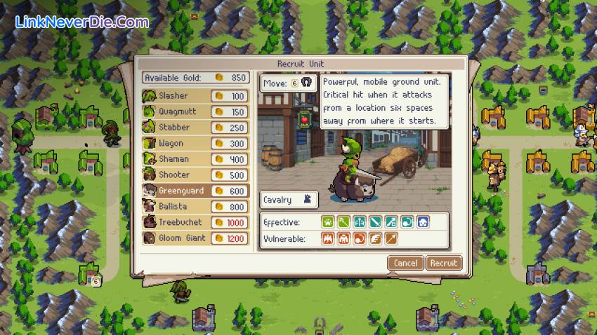 Hình ảnh trong game Wargroove (screenshot) Hình ảnh trong game Wargroove (screenshot)
