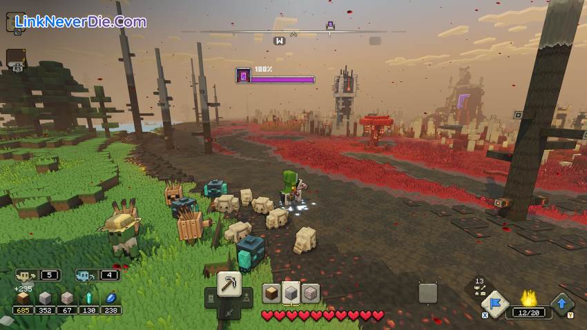 Hình ảnh trong game Minecraft Legends (screenshot) Hình ảnh trong game Minecraft Legends (screenshot)