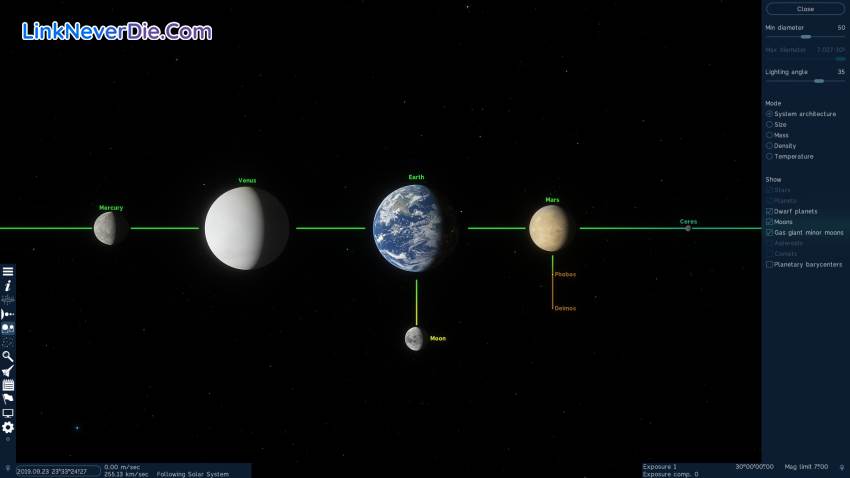 Hình ảnh trong game SpaceEngine (screenshot) Hình ảnh trong game SpaceEngine (screenshot)