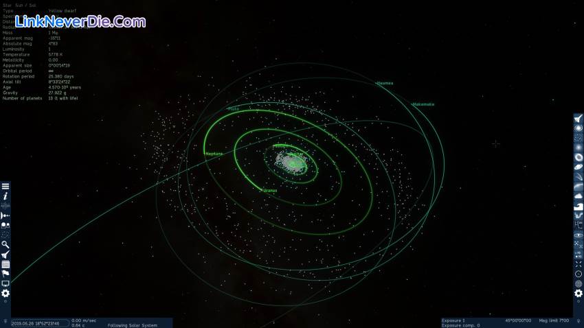 Hình ảnh trong game SpaceEngine (screenshot) Hình ảnh trong game SpaceEngine (screenshot)