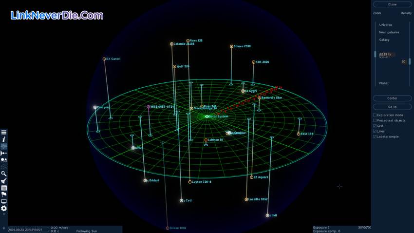 Hình ảnh trong game SpaceEngine (screenshot) Hình ảnh trong game SpaceEngine (screenshot)
