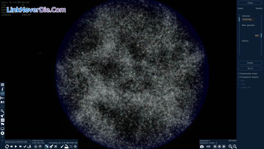 Hình ảnh trong game SpaceEngine (screenshot) Hình ảnh trong game SpaceEngine (screenshot)