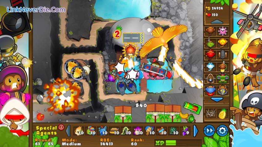 Hình ảnh trong game Bloons TD 5 (screenshot) Hình ảnh trong game Bloons TD 5 (screenshot)