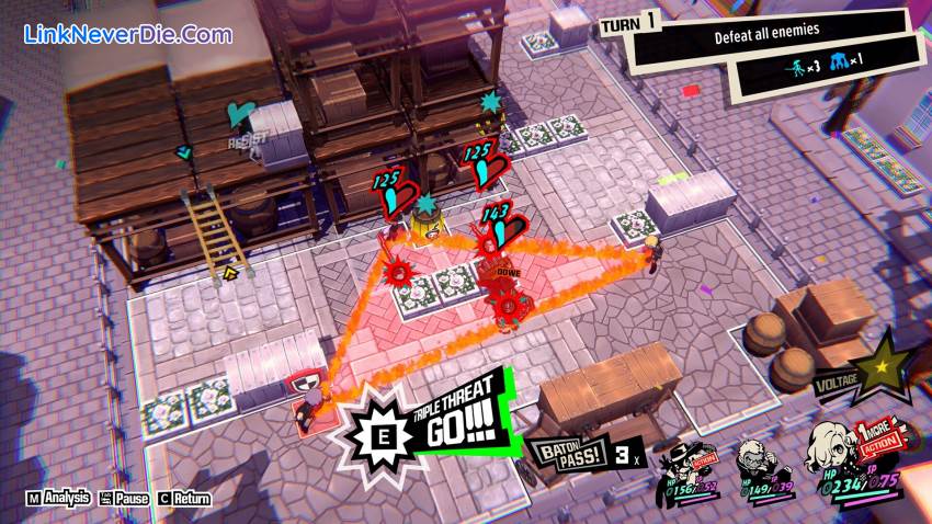 Hình ảnh trong game Persona 5 Tactica (screenshot) Hình ảnh trong game Persona 5 Tactica (screenshot)