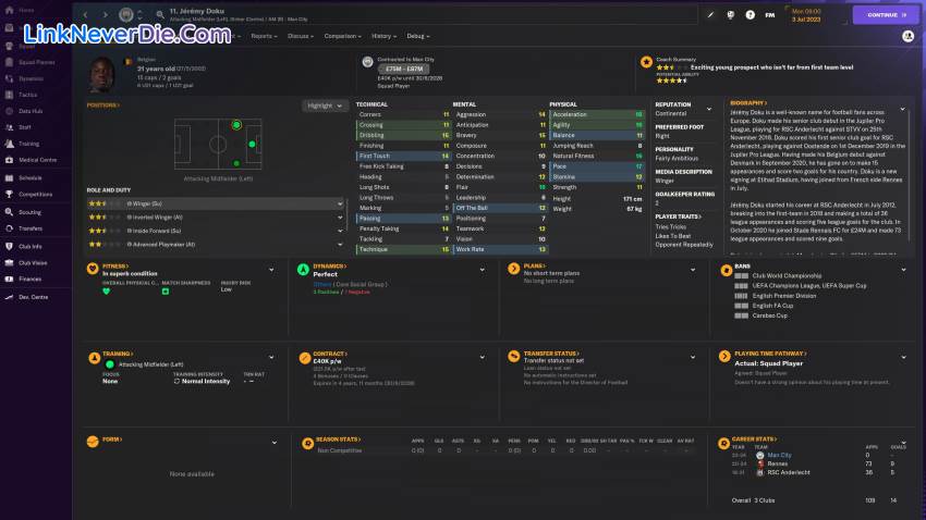 Hình ảnh trong game Football Manager 2024 (screenshot) Hình ảnh trong game Football Manager 2024 (screenshot)
