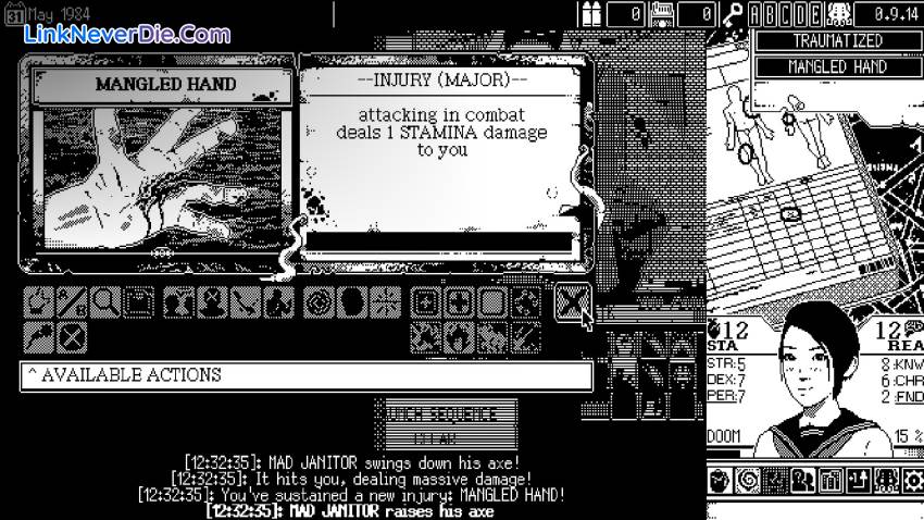Hình ảnh trong game WORLD OF HORROR (screenshot) Hình ảnh trong game WORLD OF HORROR (screenshot)