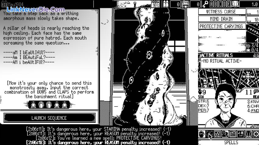 Hình ảnh trong game WORLD OF HORROR (screenshot) Hình ảnh trong game WORLD OF HORROR (screenshot)
