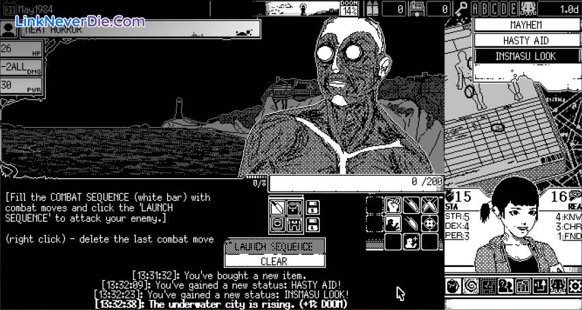 Hình ảnh trong game WORLD OF HORROR (screenshot) Hình ảnh trong game WORLD OF HORROR (screenshot)
