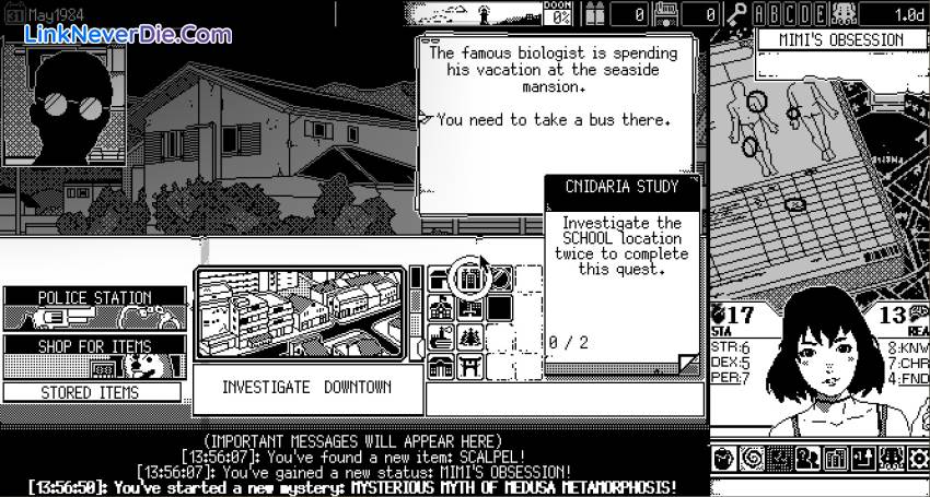 Hình ảnh trong game WORLD OF HORROR (screenshot) Hình ảnh trong game WORLD OF HORROR (screenshot)