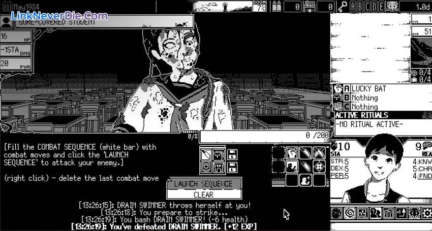 Hình ảnh trong game WORLD OF HORROR (screenshot) Hình ảnh trong game WORLD OF HORROR (screenshot)