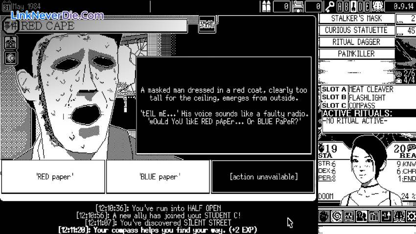 Hình ảnh trong game WORLD OF HORROR (screenshot) Hình ảnh trong game WORLD OF HORROR (screenshot)