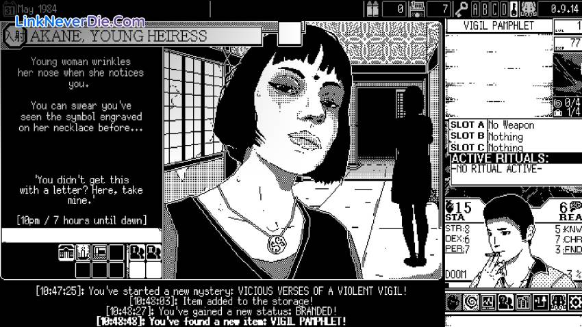 Hình ảnh trong game WORLD OF HORROR (screenshot) Hình ảnh trong game WORLD OF HORROR (screenshot)