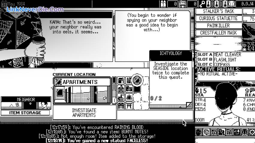 Hình ảnh trong game WORLD OF HORROR (screenshot) Hình ảnh trong game WORLD OF HORROR (screenshot)