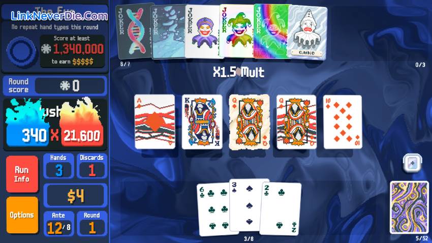 Hình ảnh trong game Balatro (screenshot) Hình ảnh trong game Balatro (screenshot)