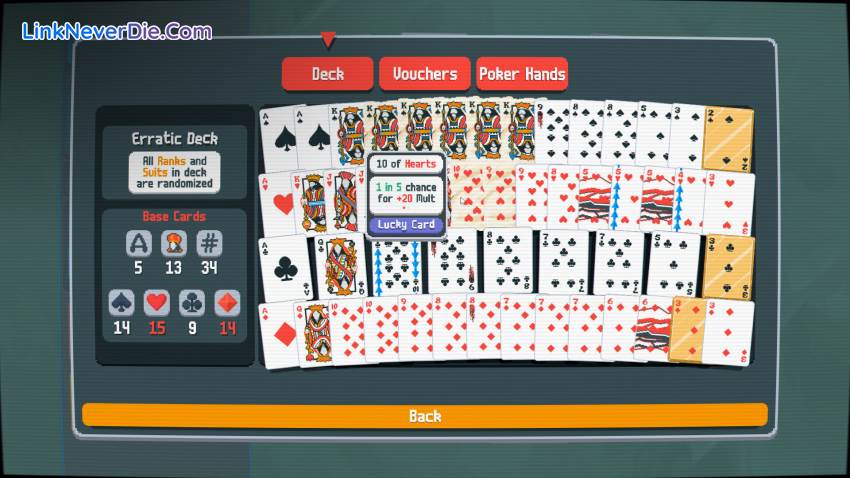 Hình ảnh trong game Balatro (screenshot) Hình ảnh trong game Balatro (screenshot)