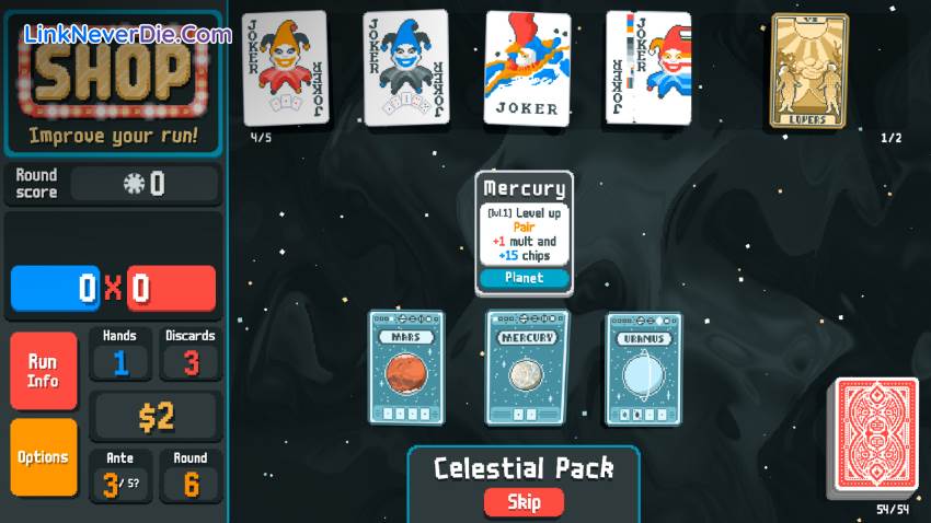 Hình ảnh trong game Balatro (screenshot) Hình ảnh trong game Balatro (screenshot)