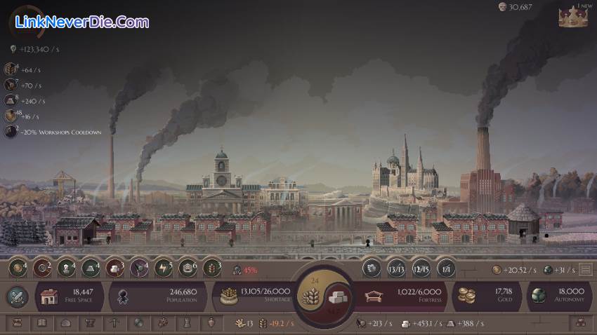 Hình ảnh trong game Microcivilization (screenshot) Hình ảnh trong game Microcivilization (screenshot)