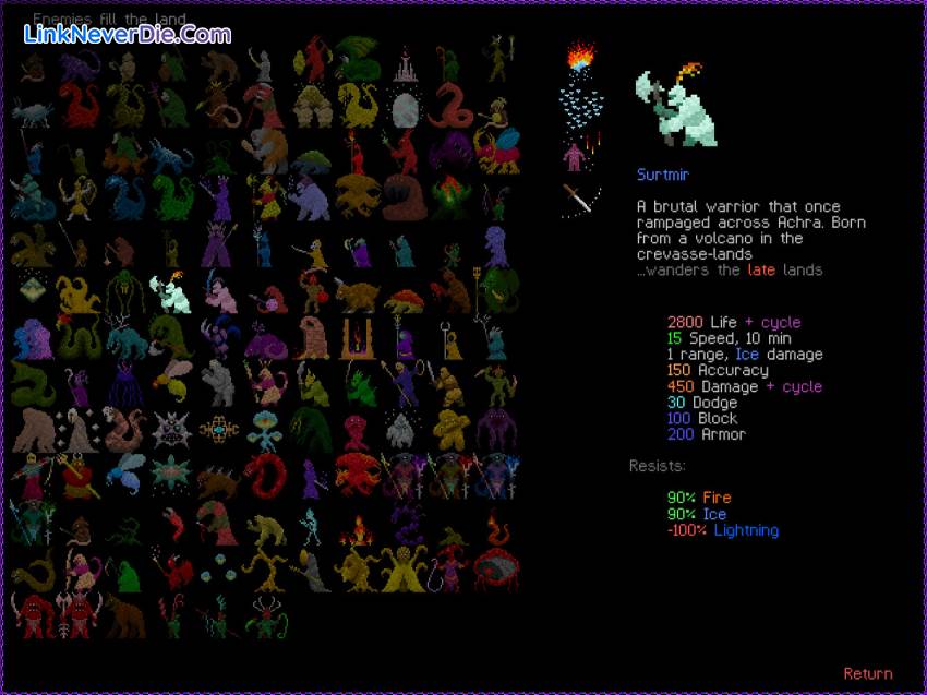 Hình ảnh trong game Path of Achra (screenshot) Hình ảnh trong game Path of Achra (screenshot)