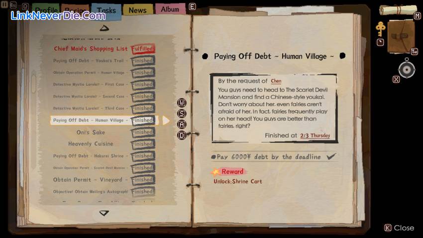 Hình ảnh trong game Touhou Mystia's Izakaya (screenshot) Hình ảnh trong game Touhou Mystia's Izakaya (screenshot)