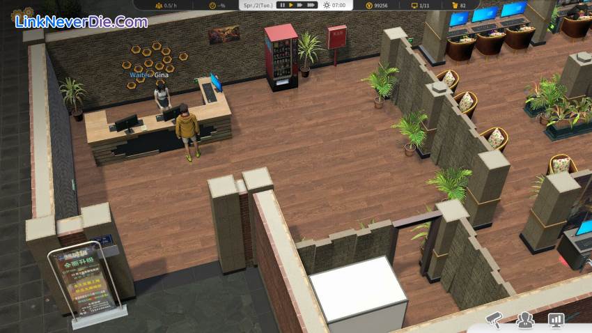 Hình ảnh trong game Internet Cafe Evolution (screenshot) Hình ảnh trong game Internet Cafe Evolution (screenshot)