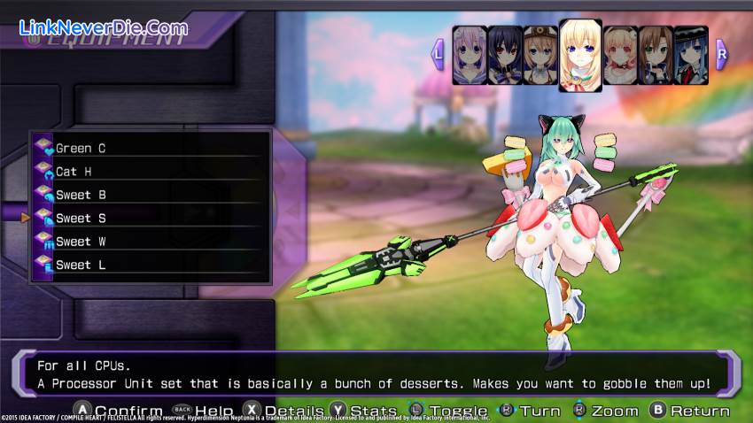Hình ảnh trong game Hyperdimension Neptunia Re;Birth1 (screenshot) Hình ảnh trong game Hyperdimension Neptunia Re;Birth1 (screenshot)