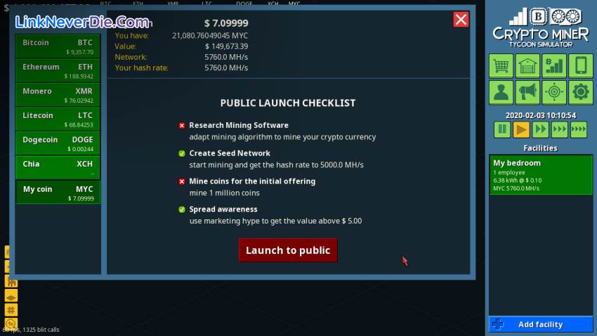 Hình ảnh trong game Crypto Miner Tycoon Simulator (screenshot) Hình ảnh trong game Crypto Miner Tycoon Simulator (screenshot)