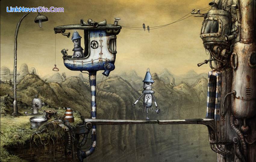 Hình ảnh trong game Machinarium (screenshot) Hình ảnh trong game Machinarium (screenshot)