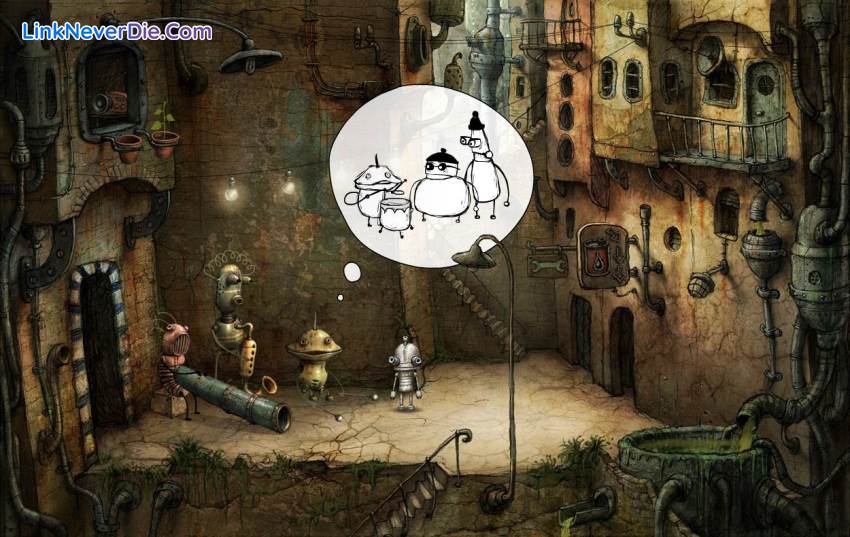 Hình ảnh trong game Machinarium (screenshot) Hình ảnh trong game Machinarium (screenshot)