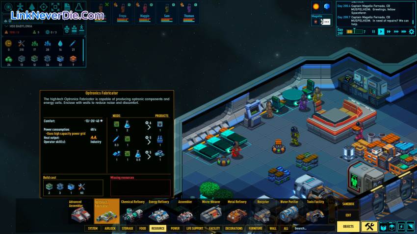 Hình ảnh trong game Space Haven (screenshot) Hình ảnh trong game Space Haven (screenshot)