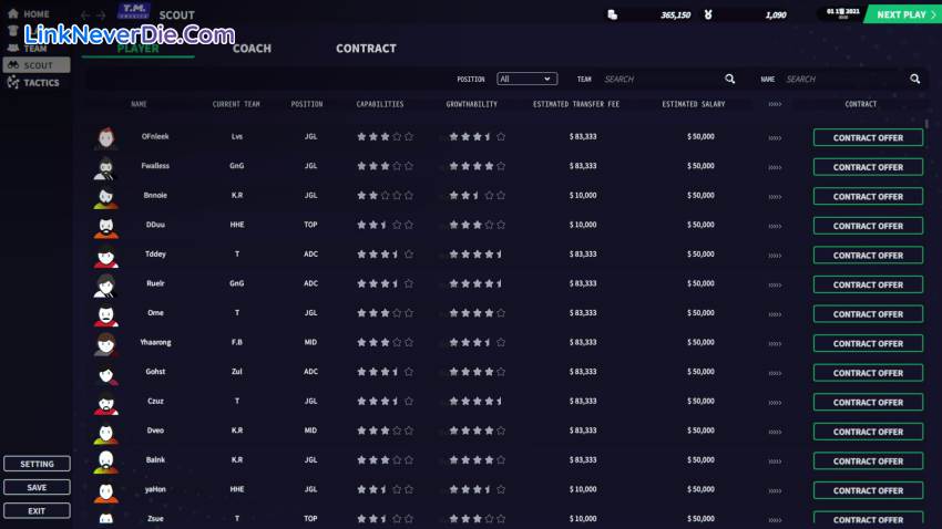 Hình ảnh trong game League Manager 2022 (screenshot) Hình ảnh trong game League Manager 2022 (screenshot)