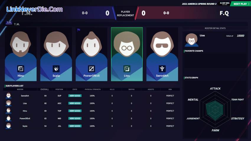 Hình ảnh trong game League Manager 2022 (screenshot) Hình ảnh trong game League Manager 2022 (screenshot)