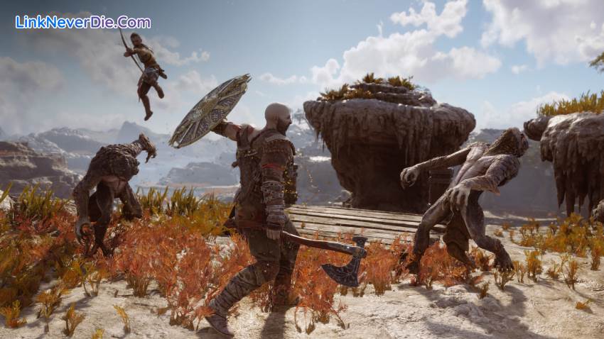 Hình ảnh trong game God of War Ragnarök (screenshot) Hình ảnh trong game God of War Ragnarök (screenshot)