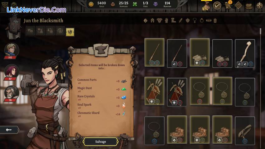 Hình ảnh trong game Gordian Quest (screenshot) Hình ảnh trong game Gordian Quest (screenshot)