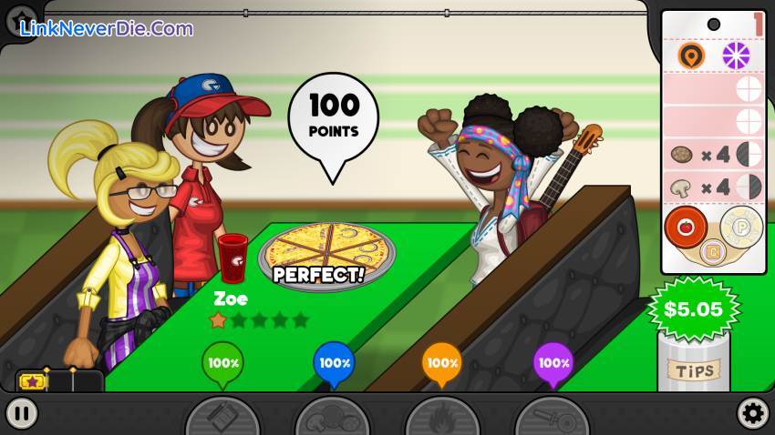 Hình ảnh trong game Papa's Pizzeria Deluxe (screenshot) Hình ảnh trong game Papa's Pizzeria Deluxe (screenshot)