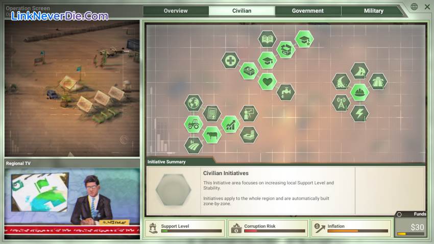 Hình ảnh trong game Rebel Inc: Escalation (screenshot) Hình ảnh trong game Rebel Inc: Escalation (screenshot)
