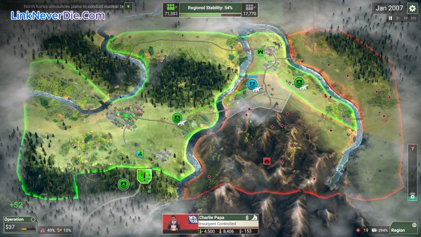 Hình ảnh trong game Rebel Inc: Escalation (screenshot) Hình ảnh trong game Rebel Inc: Escalation (screenshot)