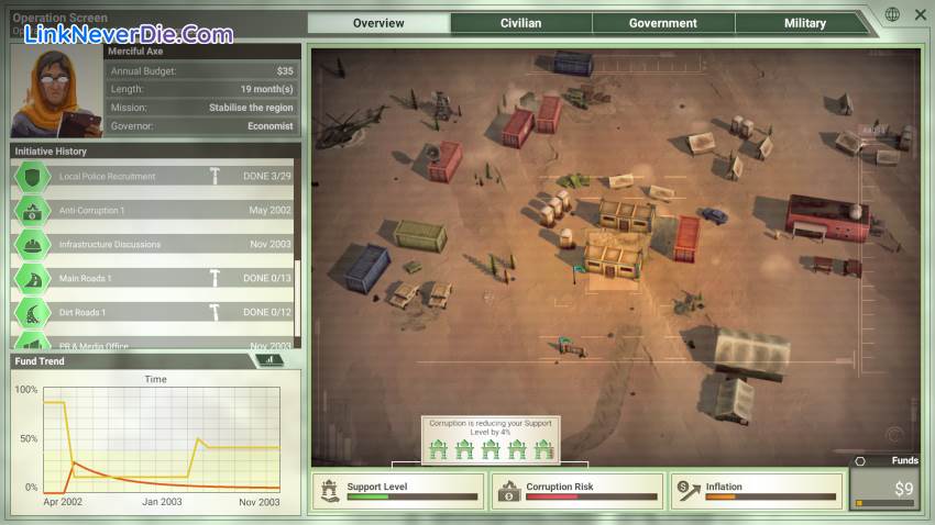 Hình ảnh trong game Rebel Inc: Escalation (screenshot) Hình ảnh trong game Rebel Inc: Escalation (screenshot)