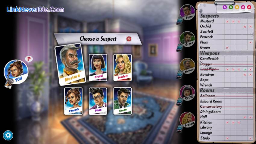 Hình ảnh trong game Clue/Cluedo: Classic Edition (screenshot) Hình ảnh trong game Clue/Cluedo: Classic Edition (screenshot)