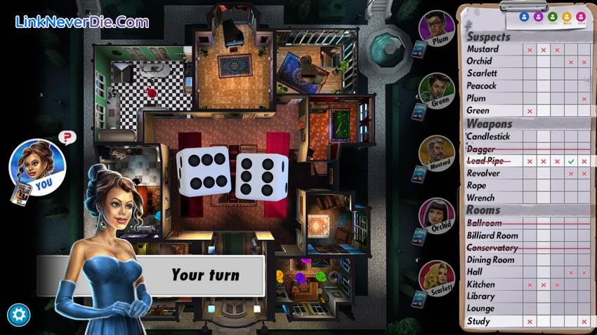 Hình ảnh trong game Clue/Cluedo: Classic Edition (screenshot) Hình ảnh trong game Clue/Cluedo: Classic Edition (screenshot)
