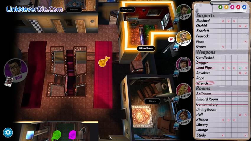 Hình ảnh trong game Clue/Cluedo: Classic Edition (screenshot) Hình ảnh trong game Clue/Cluedo: Classic Edition (screenshot)