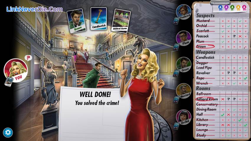 Hình ảnh trong game Clue/Cluedo: Classic Edition (screenshot) Hình ảnh trong game Clue/Cluedo: Classic Edition (screenshot)