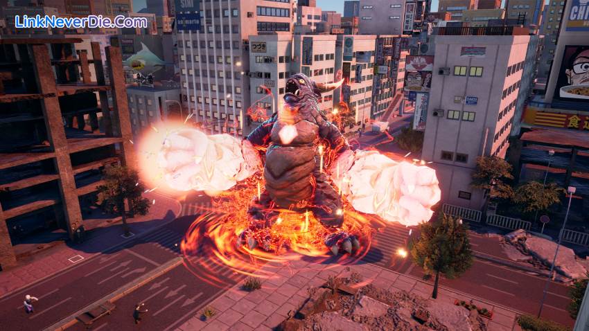 Hình ảnh trong game GigaBash (screenshot) Hình ảnh trong game GigaBash (screenshot)