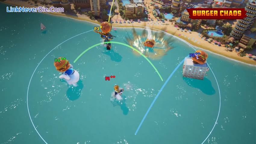 Hình ảnh trong game GigaBash (screenshot) Hình ảnh trong game GigaBash (screenshot)