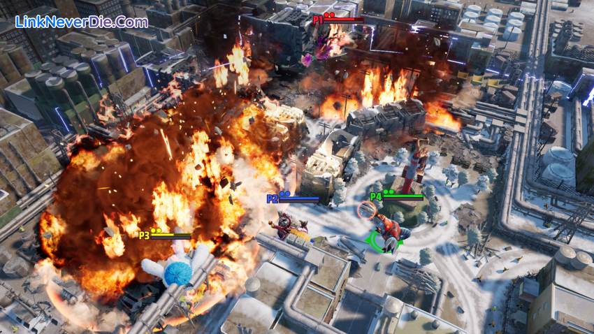 Hình ảnh trong game GigaBash (screenshot) Hình ảnh trong game GigaBash (screenshot)