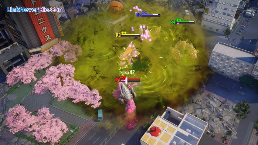 Hình ảnh trong game GigaBash (screenshot) Hình ảnh trong game GigaBash (screenshot)