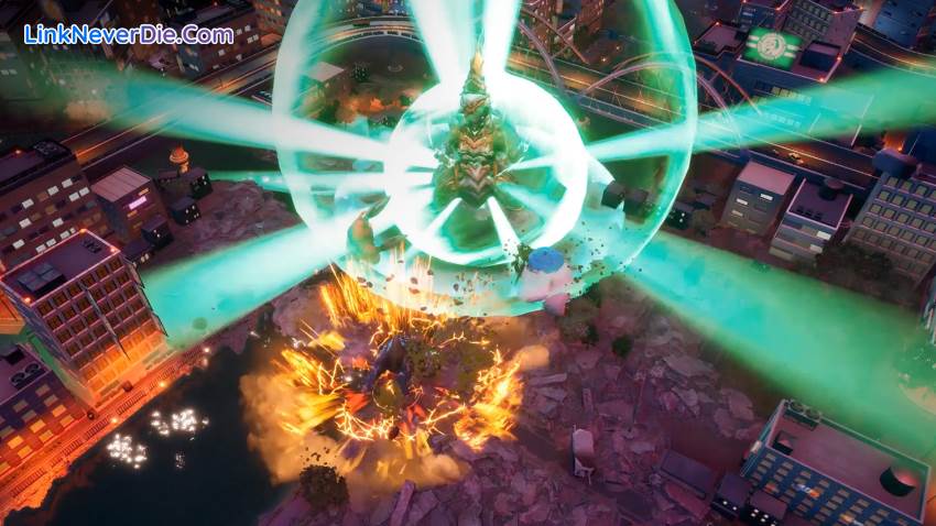 Hình ảnh trong game GigaBash (screenshot) Hình ảnh trong game GigaBash (screenshot)