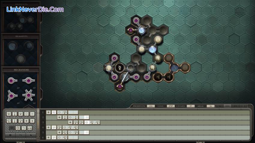 Hình ảnh trong game Opus Magnum (screenshot) Hình ảnh trong game Opus Magnum (screenshot)