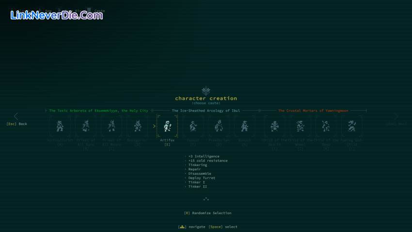 Hình ảnh trong game Caves of Qud (screenshot) Hình ảnh trong game Caves of Qud (screenshot)