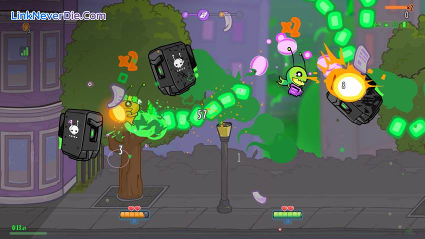 Hình ảnh trong game Alien Hominid Invasion (screenshot) Hình ảnh trong game Alien Hominid Invasion (screenshot)