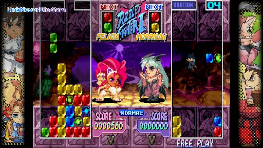 Hình ảnh trong game Capcom Fighting Collection (screenshot) Hình ảnh trong game Capcom Fighting Collection (screenshot)
